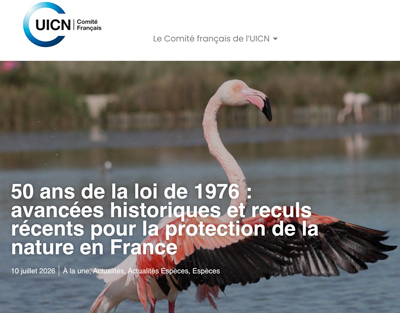50 ans de la loi 76-629 du 10 juillet 1976 relative à la protection de la nature